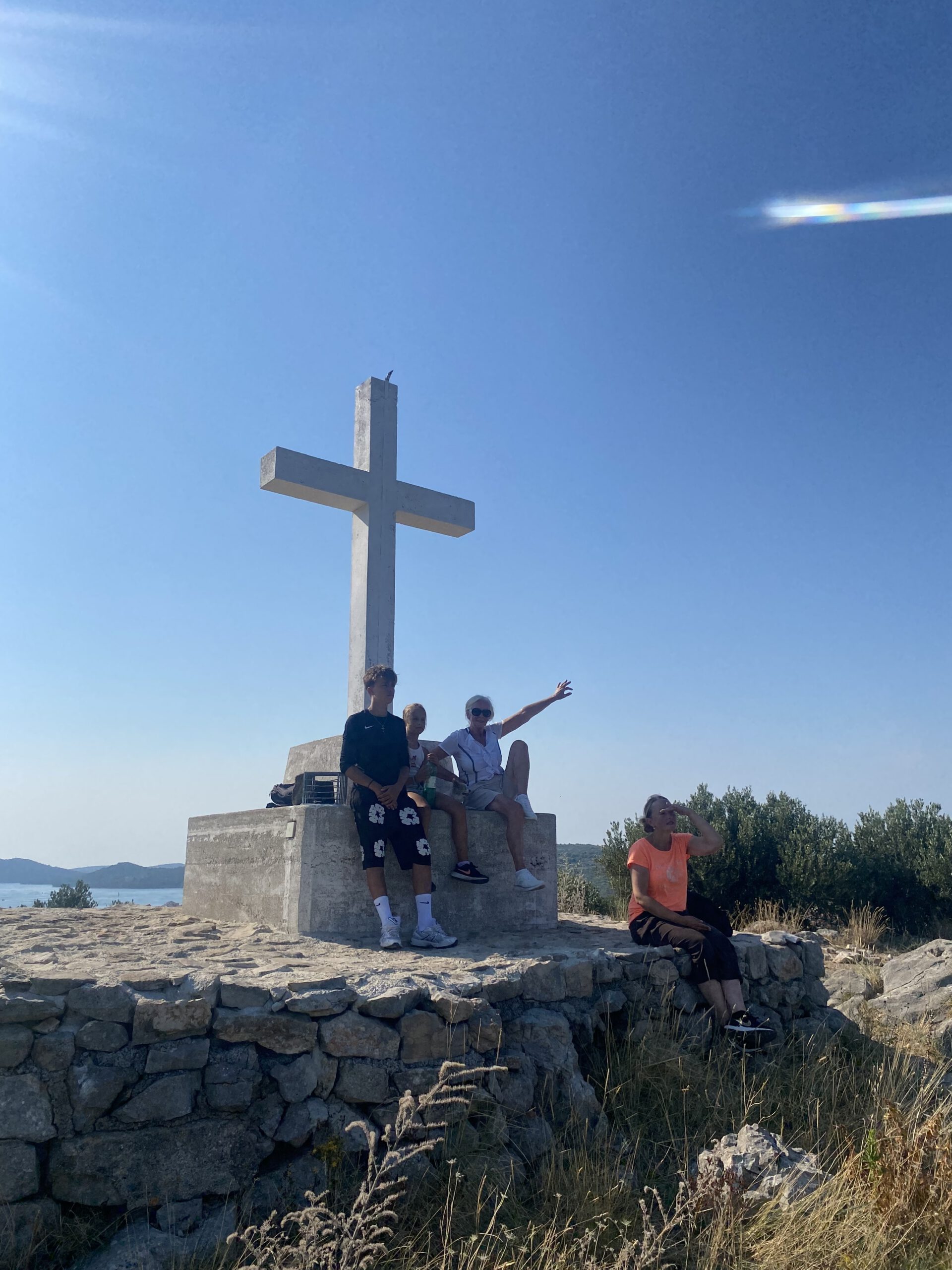 Family holiday in Croatia during a sailing trip